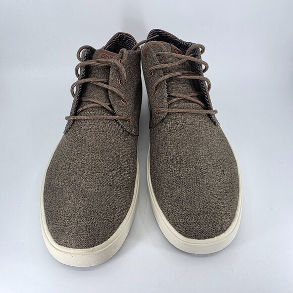 OluKai Nana Hele Mens Waterproof Chukka Boots Size 12 Brown Canvas main image 4